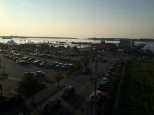 Beautiful view from the parking garage