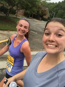 I always say to run your own race, but I had to remind myself this was a training run for me. This was Her first half and this race was HERS, all about her.